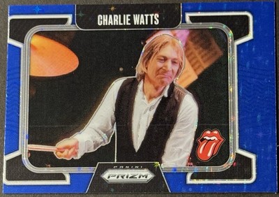 2025 Panini Prizm Rolling Stones - Charlie Watts #71 Blue Confetti Prizm