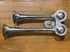 Sparton Vintage Transport Truck Dual Trumpet Air Horns Working Rat Rod W Valve Sparton Vintage Transport Truck Dual Trumpet Air Horns Working Rat Rod W Valve
