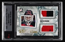 2009 ITG Between the Pipes He Shoots Saves 6/20 Martin Brodeur #HSHS-01 HOF 2d8
