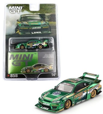 MINI GT #858- NISSAN SILVIA (S15) LB-SUPER SILHOUETTE LBWK 2024 FAUSTO RACING