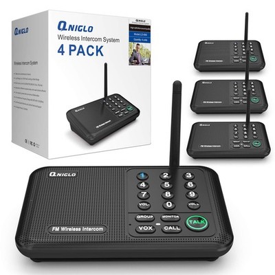 Intercoms Wireless for Home, Home Intercom System Wireless, 5280 Feet Long Ra...