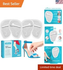 Metatarsal Gel Pads - 2 Pairs Self-Sticky Non-Slip Inserts for Women