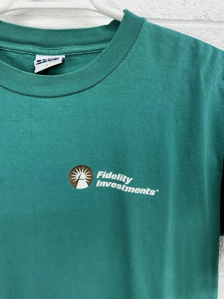 Vintage 90s CYRK Sport Fidelity Investments Shirt / Made In USA / Men’s Large - Image 3 of 4