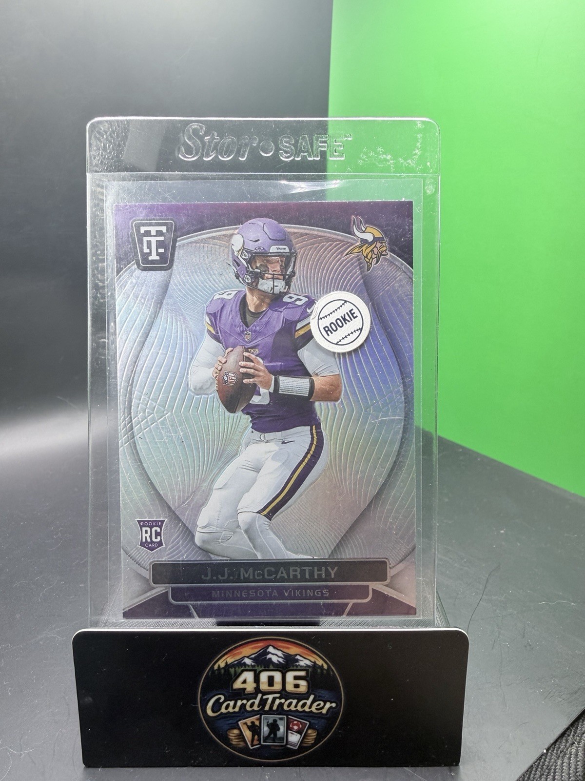 2024 Totally Certified - J.J. McCarthy Mirror Purple (RC) #127