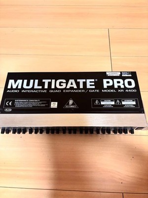 Behringer Multigate Pro XR4400 4-Channel Rackmount Audio Processor Used