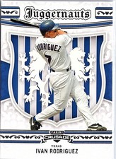 2024 Panini Crusade Juggernauts #25 Ivan Rodriguez - Texas Rangers