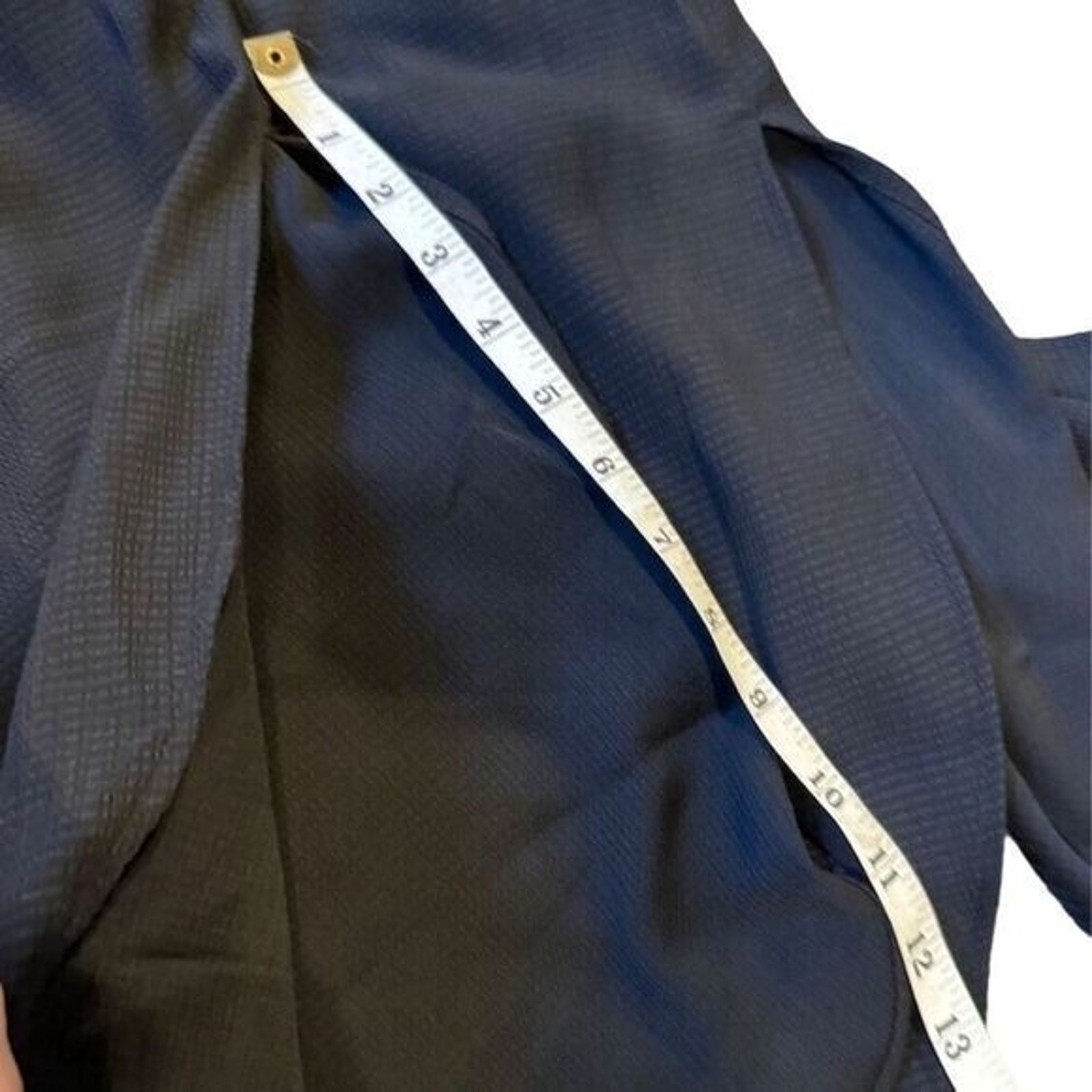 H&M Women's Black Long Sleeve Button-Down Midi Shirt Dress XS thumbnail 12