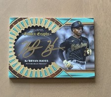 2023 Topps Five Star - Golden Graphs Ke'Bryan Hayes #GG-KH Aqua /30
