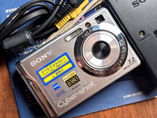 Japanese only N MINT Sony Cyber-shot DSC-W80 Digital Camera 7.2MP 3X Zoom Japan