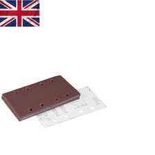 Versatile 120 Grit Sanding Sheets with 8-Holes - 15 Pack for Easy Dust Control