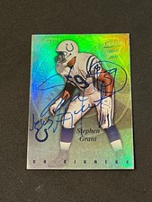 1997 Topps Stadium Club Stephen Grant Mike Tomczak Co-Signers Dual Auto #CO83