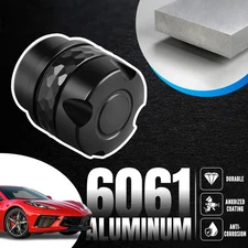 For C8 Corvette Stingray Z06 Z51 Coupe 2020+ Headphone Volume Control Knob Black