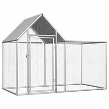 Chicken Run 2x1x1.5m Galvanised Steel
