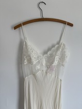 Victorias Secret Y2K 100 Silk Maxi Slip Dress Bridal Size Small