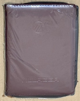 MERCURY VILLAGER VINYL CASE FOR OWNERS MANUAL OPERATORS USER GUIDE