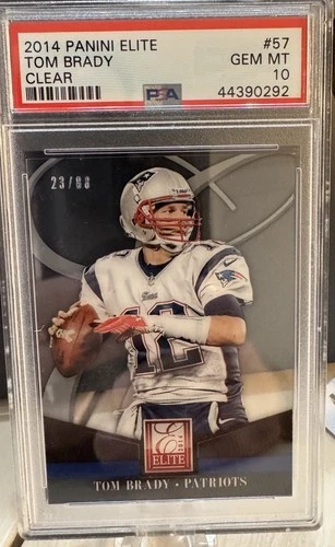 Tom Brady Psa 10 Clear