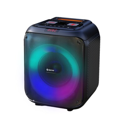 Denver Party Speaker BPS-250 schwarz Bluetooth Lautsprecher LED-Effekte 40W RMS