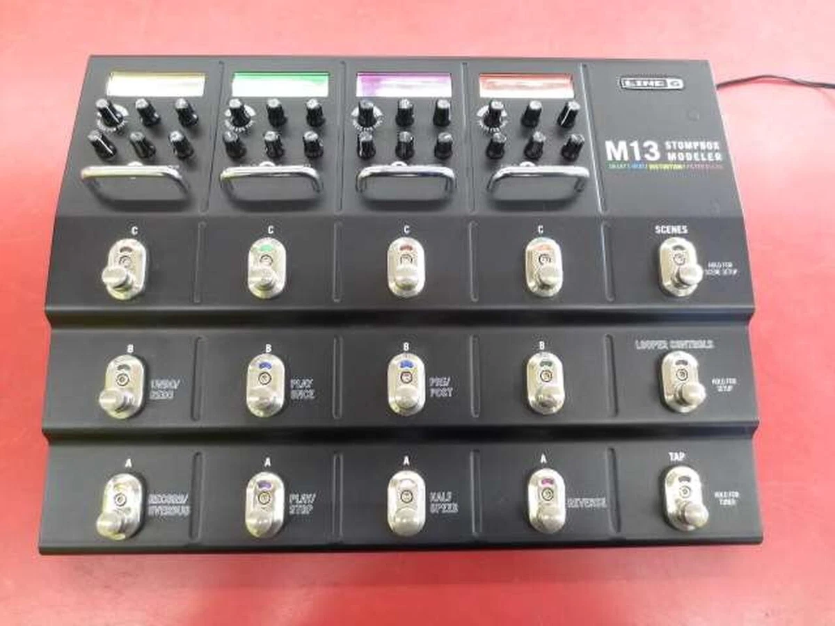 Line 6 M13 Stompbox Modeler Guitar Processor pedal board Multi