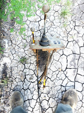 International 260 Tractor Backhoe Throttle Joystick Assembly