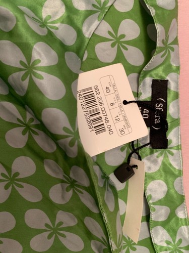 Blusa Sfera 100% Séide S 38 EUR M 40 UK 12 parte superior 48 largo 63 NUEVA+¥ - Imagen 4 de 4