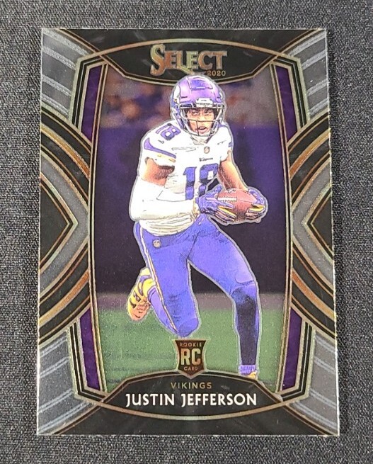 Justin Jefferson 2020 Panini Select ROOKIE CLUB LEVEL RC Card #261 Vikings