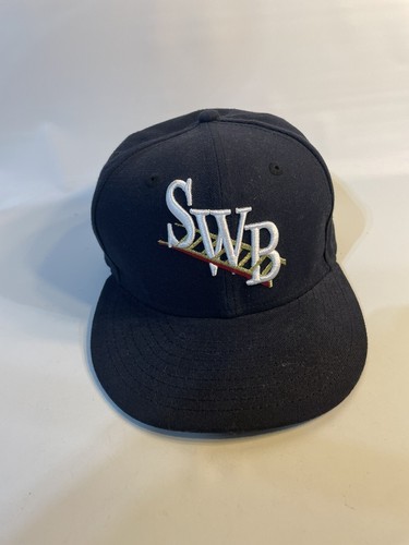 New Era Scranton Wilkes Barre Red RailRiders SWB Cap Hat 7 NY Yankees 59Fifty - 第 1/4 張圖片