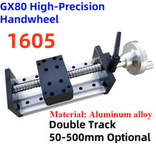 Attuatore guida lineare manuale palcoscenico scorrevole e volantino movimento vite sfera