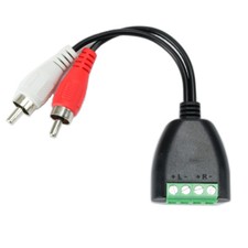 Morel MPS-HL Speaker to RCA Adapter Cable / High-Low Level Adaptor Amp NEW