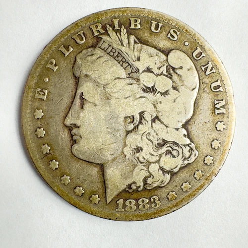 1883 S Morgan Silver Dollar - 90% Silver, San Francisco- As Pictured - VG