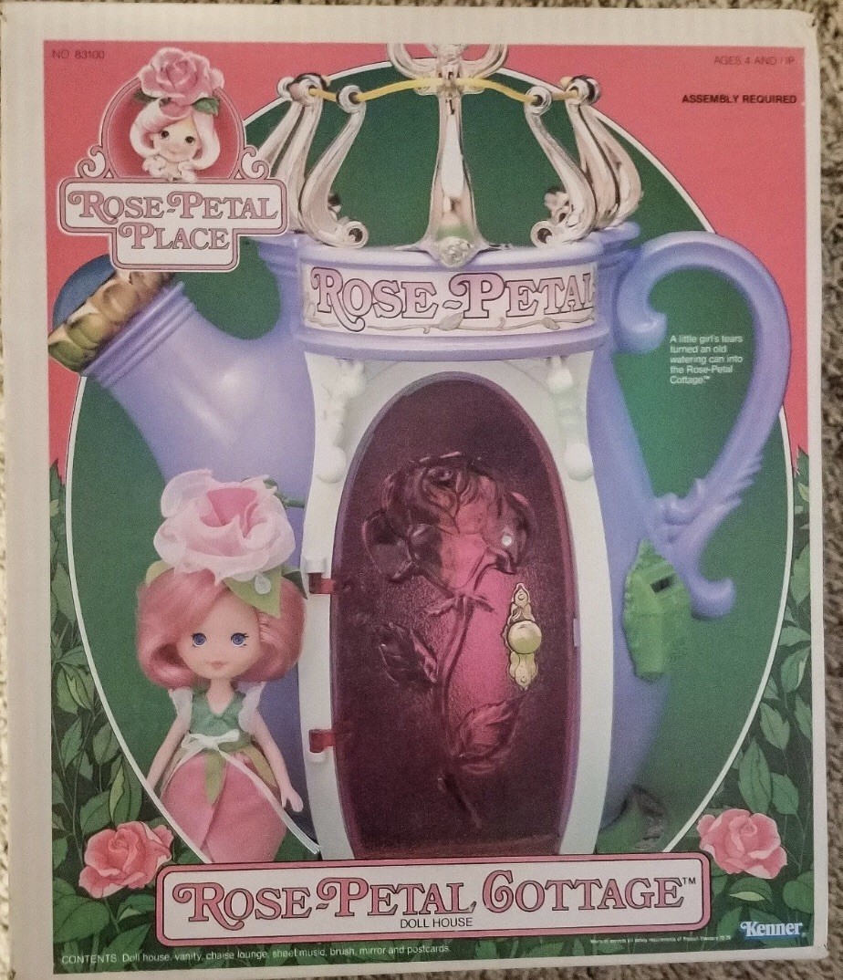 Pétalo De rosado lugar Cottage Vintage 1980s Nuevo Y Sellado De Fábrica En Caja Original Pétalo De rosado lugar Cottage Vintage 1980s Nuevo Y Sellado De Fábrica En Caja Original