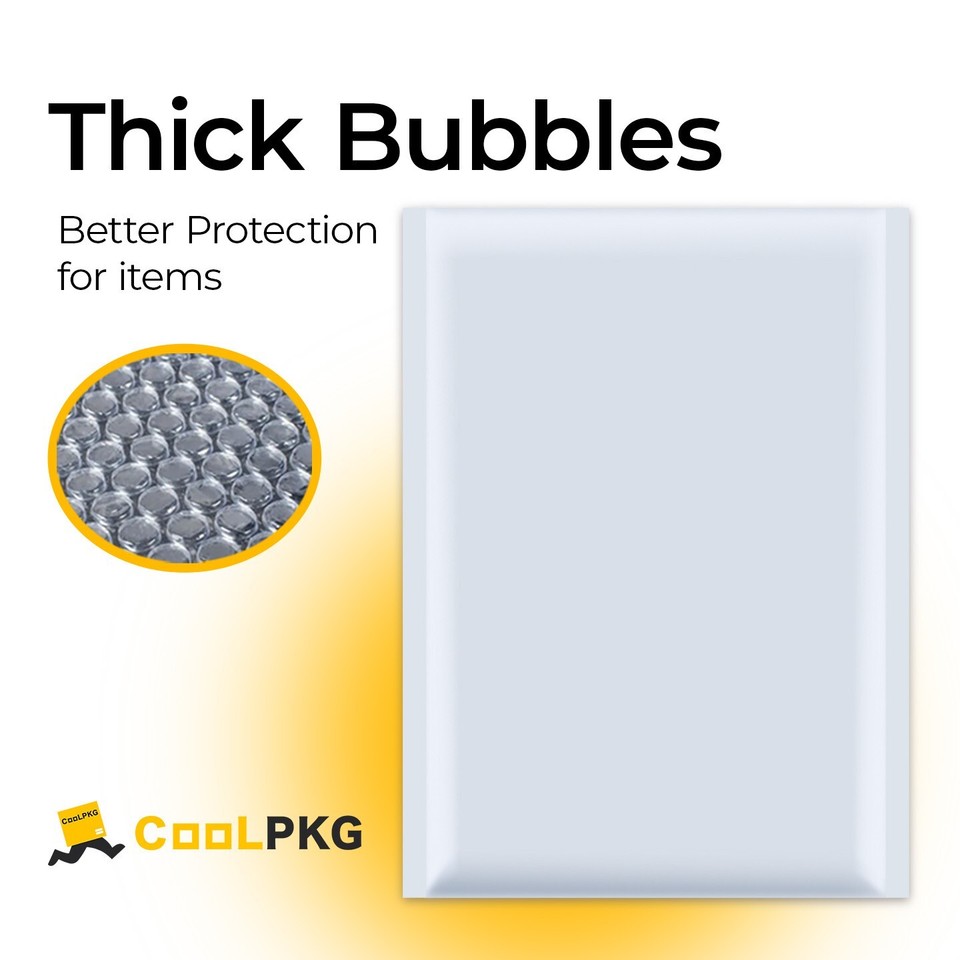 Poly Bubble Mailer 5" X 10" - #00 - S - Mailers Poly Bubble Mailer 5x10 #00 - Pack Of 100 Envelopes