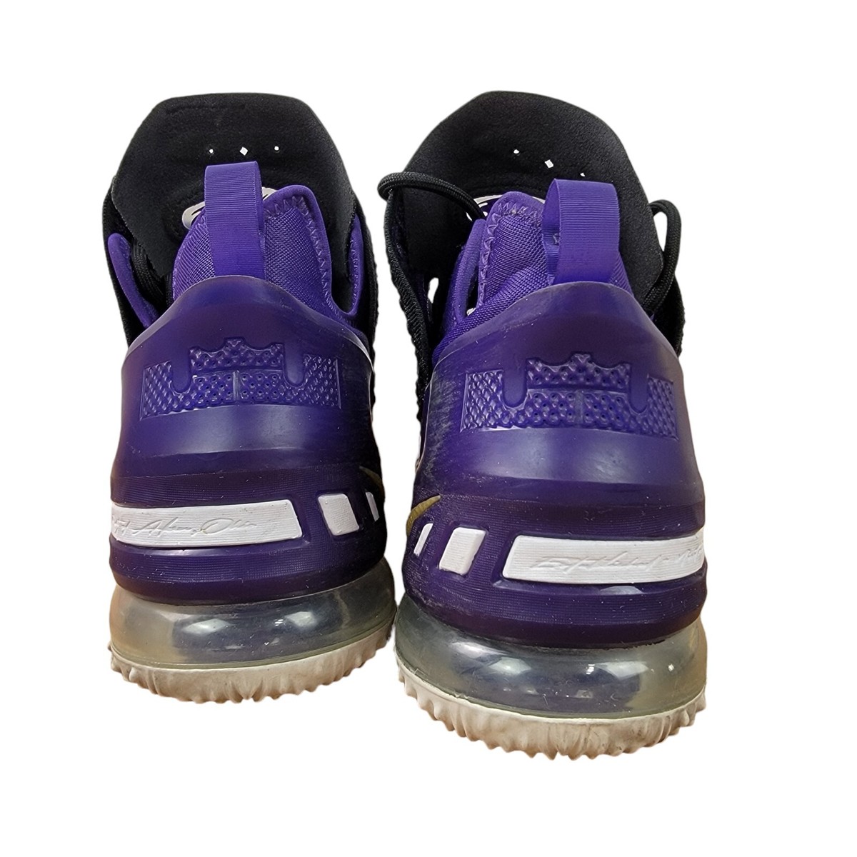 NIKE LEBRON XVIII 18 LA LAKERS BLACK GOLD WHITE YELLOW PURPLE MVP CQ9283-004 11 NIKE LEBRON XVIII 18 LA LAKERS BLACK GOLD WHITE YELLOW  main image 2