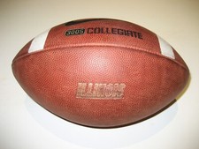 Illinois Fighting Illini GAME USED Nike 3005 Football - University #3