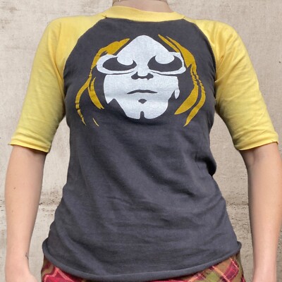 Vintage Late 90s Kurt Cobain Nirvana 93 Jesse Frohman 3/4 Sleeves