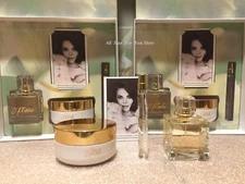 Natalie Wood Womens fragrance Gift Set Perfume 3.4oz, Body Cream 4oz & spray0.34