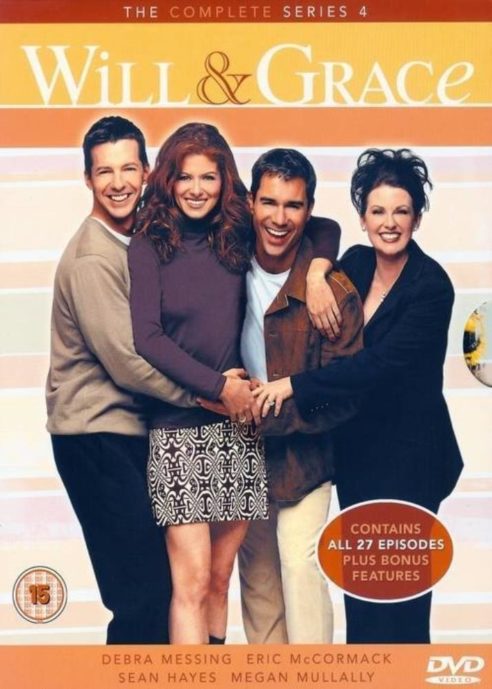 Will and Grace: Complete Series 4 DVD (2004) FREE SHIPPING