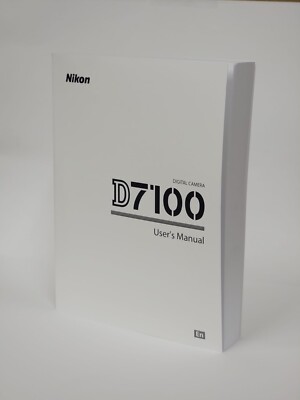 Nikon D7100 Instruction Owners Manual D7100 Book  NEW