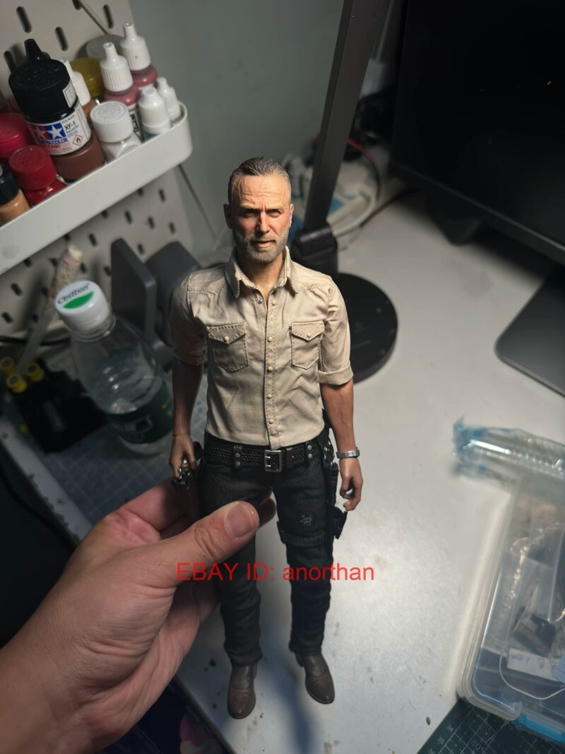 Custom The Walking Dead Rick Grimes 1/6 Scale Male Action Figure