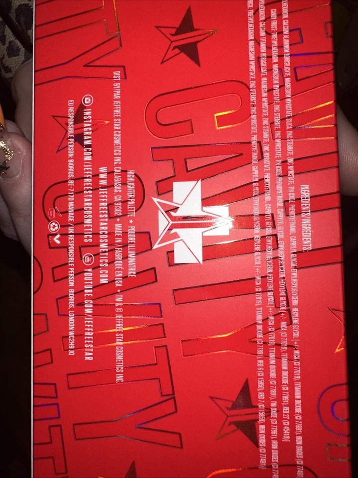 JEFFREE STAR COSMETICS CAVITY SKIN FROST HIGHLIGHTER PALETTE- BRAND NEW IN BOX!! - Image 2 of 4