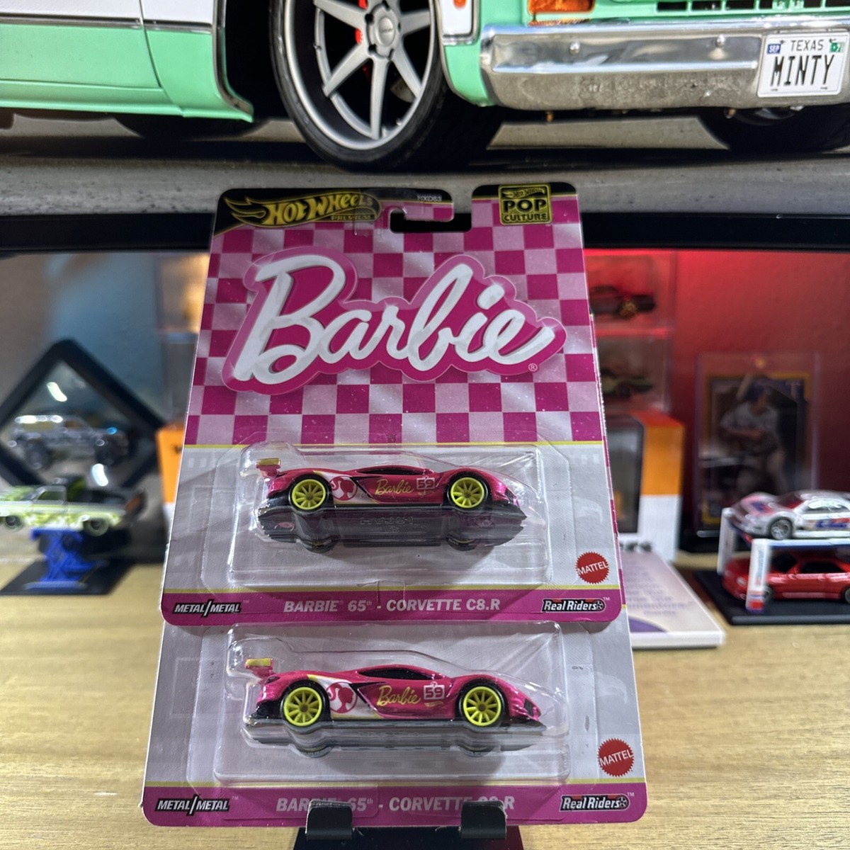 ホットウィール BARBIE 65th CORVETTE C8.R 5台 Amazon.com: Hot Wheels Collector Vehículo de Colección Corvette de