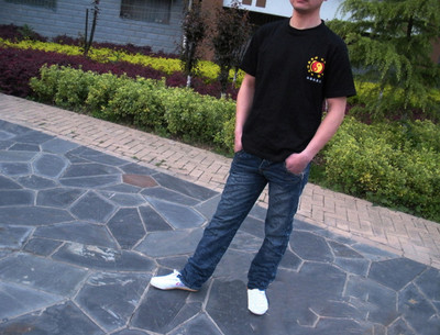 New Jeet Kune Do martial arts polyester-cotton training short-sleeved T-shirt
