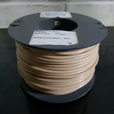 50 Meter Roll 4334 Forbo F0330 Smarged Mrbl 7754 Beige Welding Rod: 27 Avail NEW