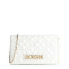 LOVE MOSCHINO BORSA DONNA BORSETTA BORSA TRAPUNTATA PU OFFWHITE JC4079PP1GLA0120