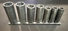 SNAP ON  7-PIECE 3/8-DRIVE SAE 6-POINT DEEP I...