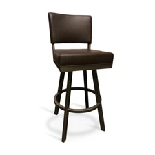 Tempo Furniture Malibu Stool Sun Bronze & Dark Brown Polyurethane