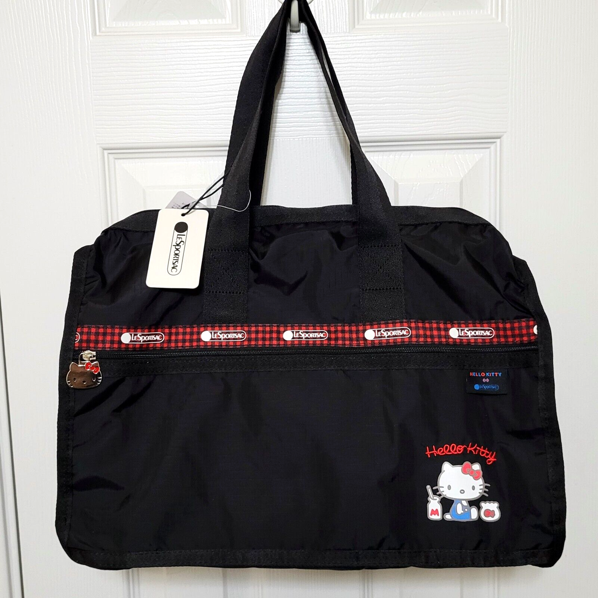 Lesportsac Hello Kitty Travel Duffle Bag Weekender Luggage Bag 