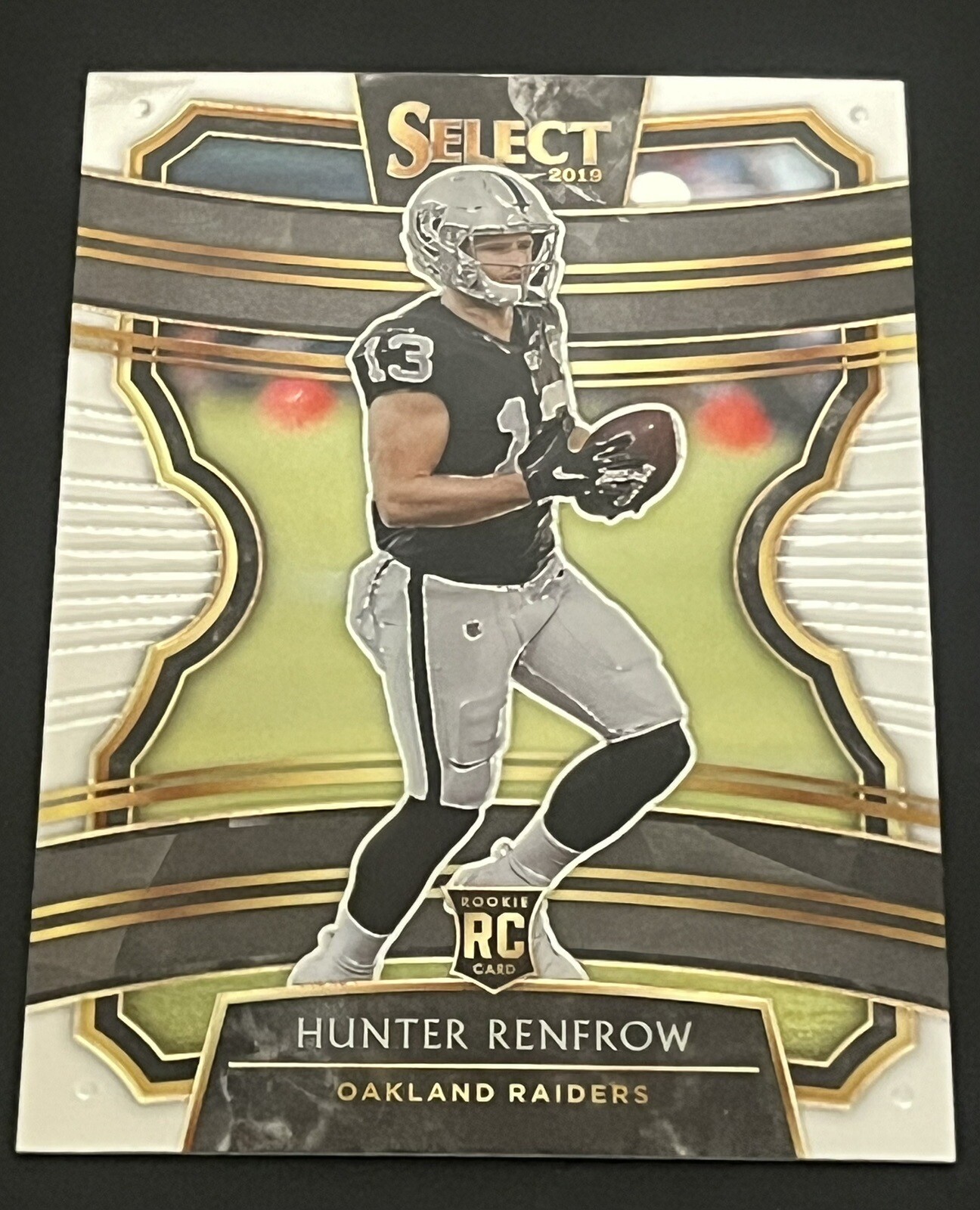 2019 Panini Select - Concourse Silver Prizm #33 Hunter Renfrow (RC)