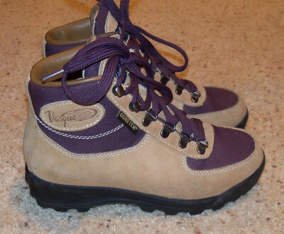 Vasque Purple Leather GTX Hiking Boots Sundowner Skywalk 7 M, 7115