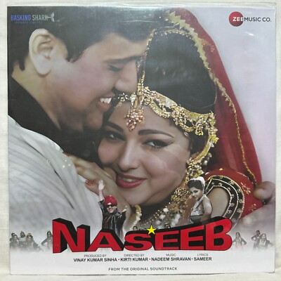 Naseeb Vinyl LP Record Rare Music Nadeem Shravan Bollywood Hindi Ost Indian Mint
