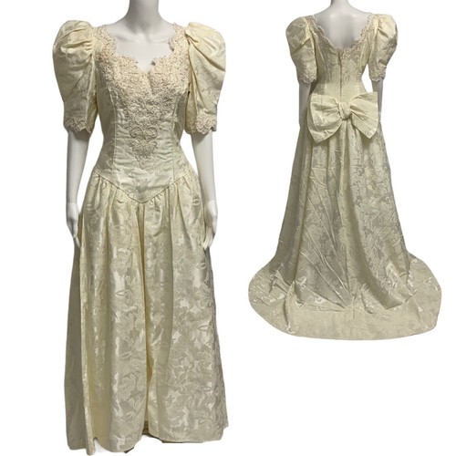 Vintage Bridal Wedding Gown dress 